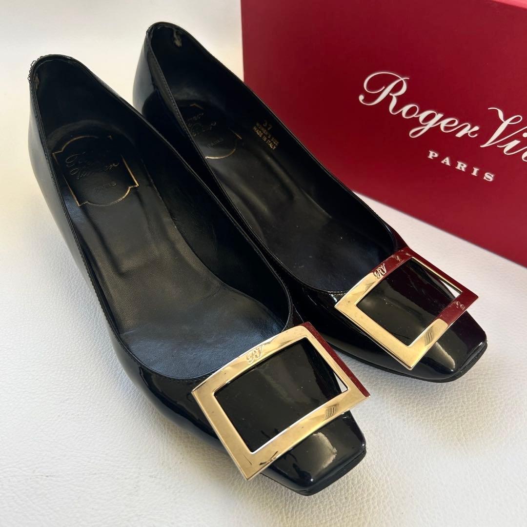 Roger Vivier Decollete ベル ヴィヴィエ ブラック 37