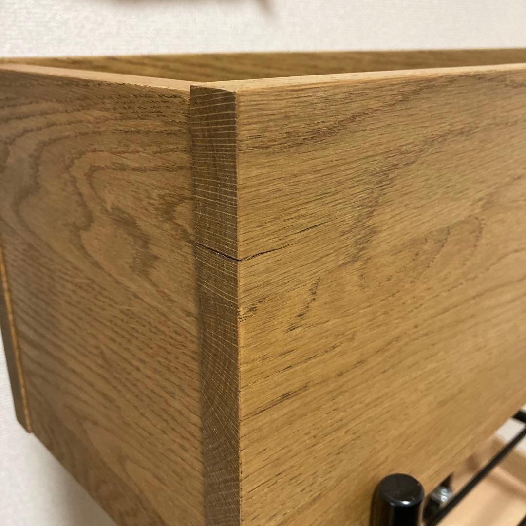 ノットアンティークス グリット プランター オーク無垢材 オイル仕上げ スチール