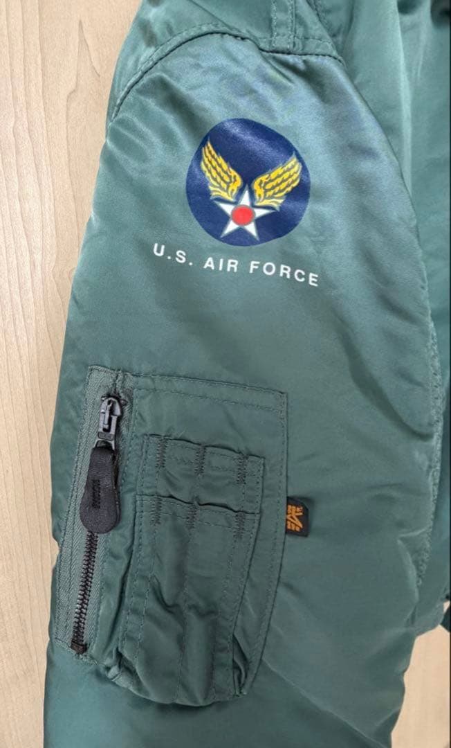 90s USA製 アルファ B-15D フライトジャケット 50s 復刻 M