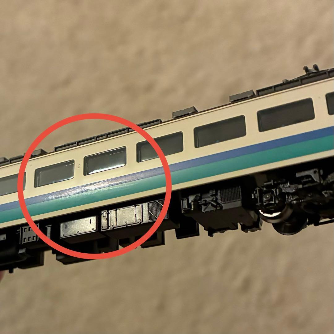 【 ジャンク品 】　485系　上沼垂色　中間車　4両セット