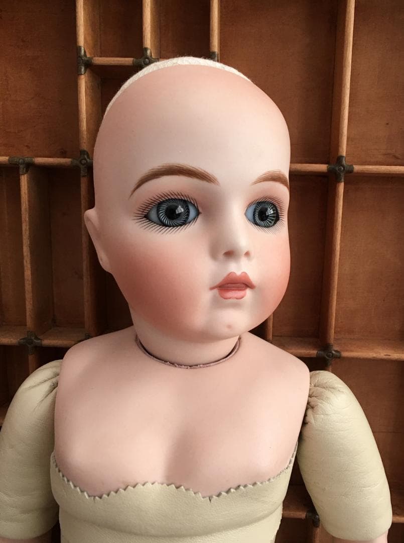 ブリュ レプリ革ボディー (2/22B) 作家様モノ ビスクドール 48cm