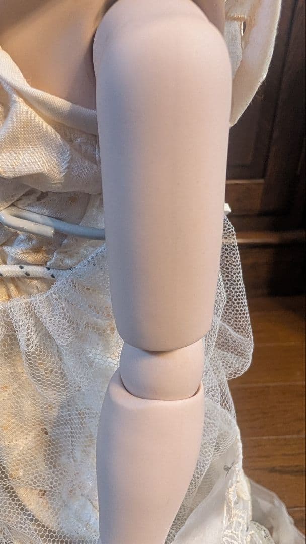 IMSCO イムスコ ビスクドール 55cm アンティーク調 スタンド付　人毛