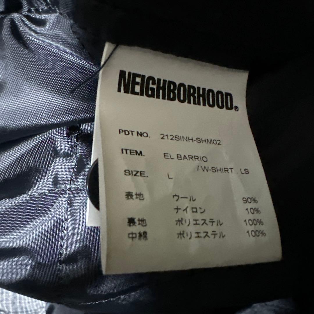 K*N様 neighborhood オンブレチェック　ウールシャツ　4