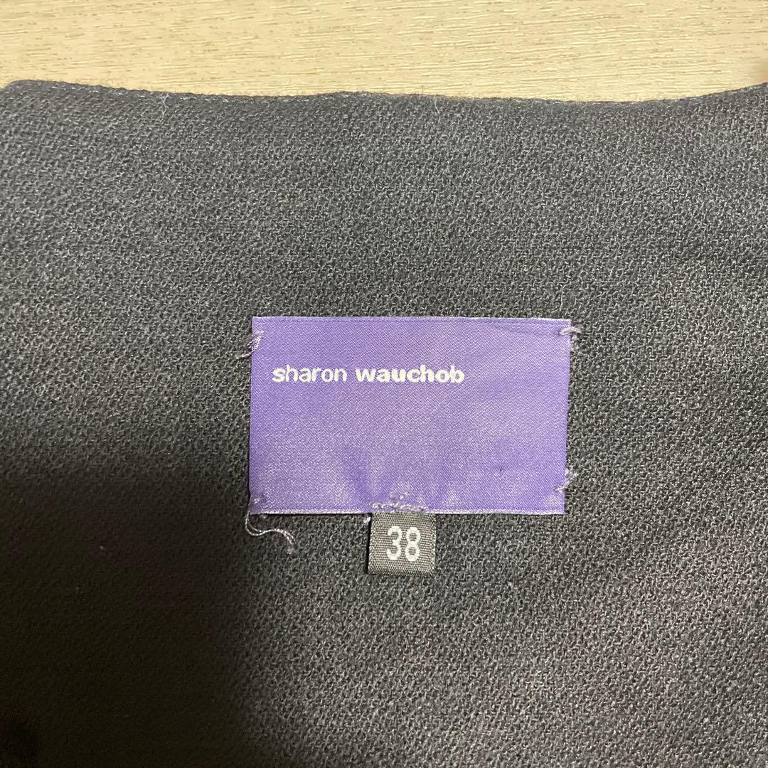 sharon wauchob シャロンワコブ 変形 ショートジャケット 黒 38