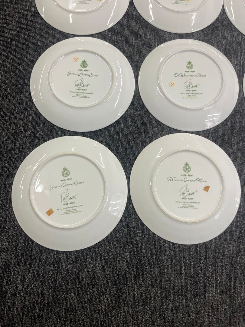ロイヤルウースター  WORCESTER 12枚セット　飾り皿