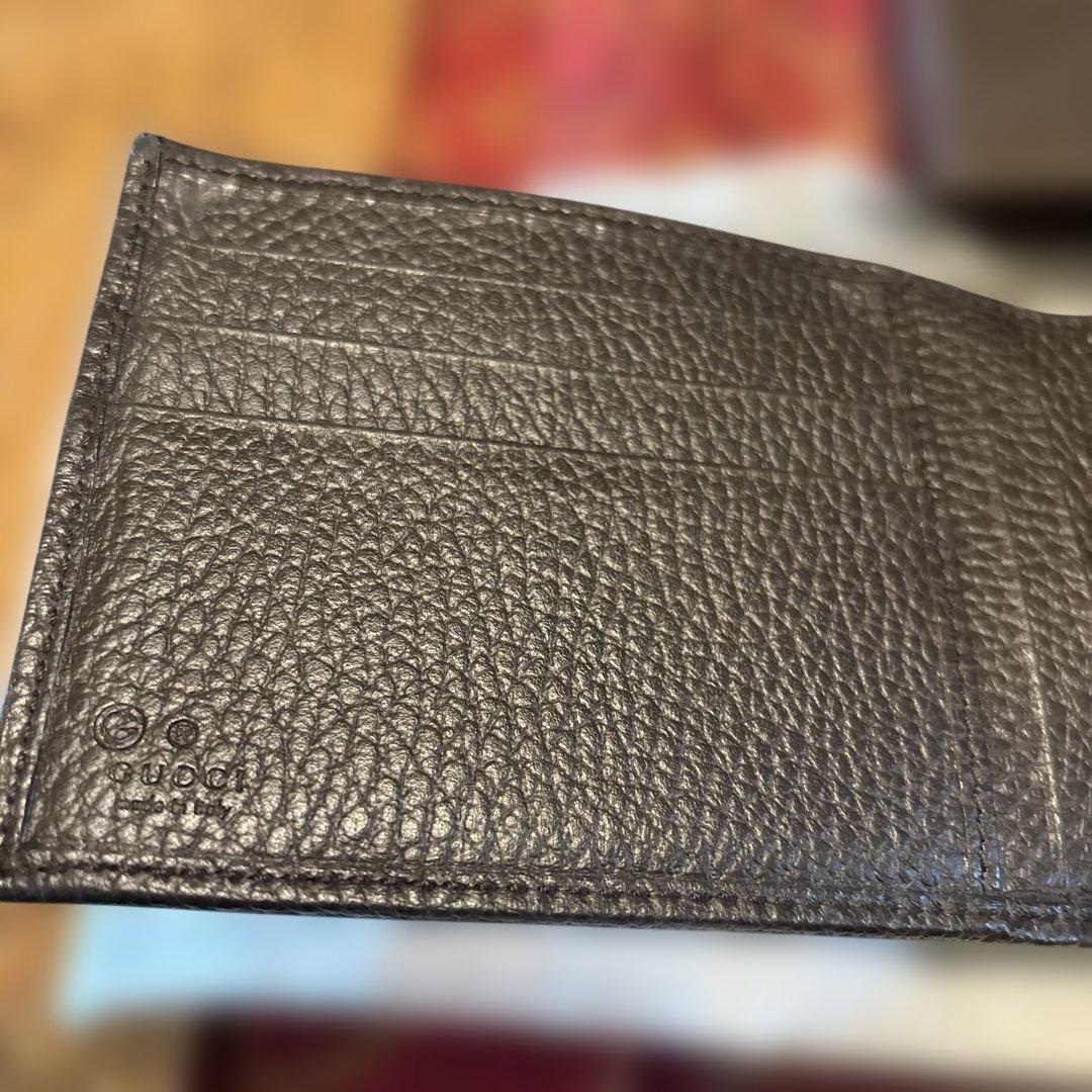 お値下げしました❗️GUCCI GGキャンバス 二つ折り財布