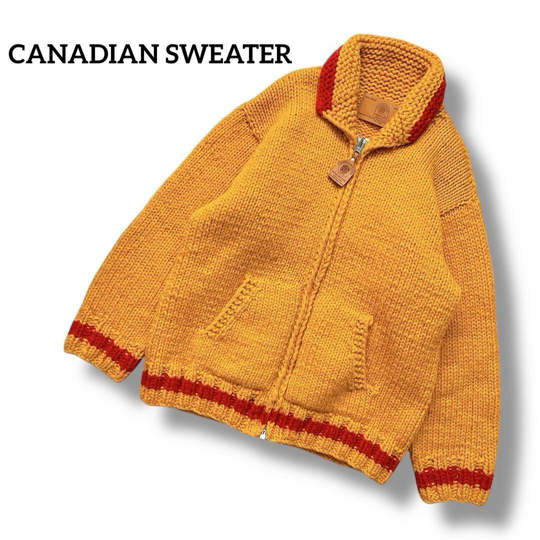 CANADIAN SWEATER　ハンドニット　カウチン　ニットジャケット