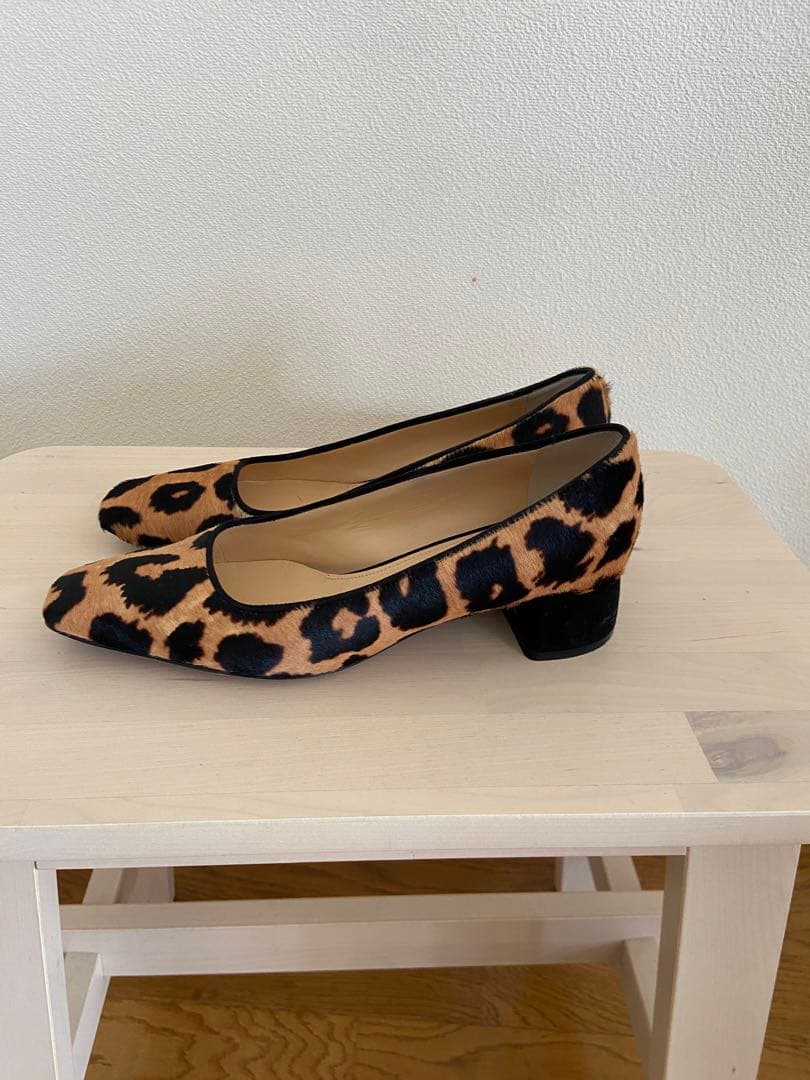 値下げ　ペリーコハラコレオパード柄パンプス　１回使用