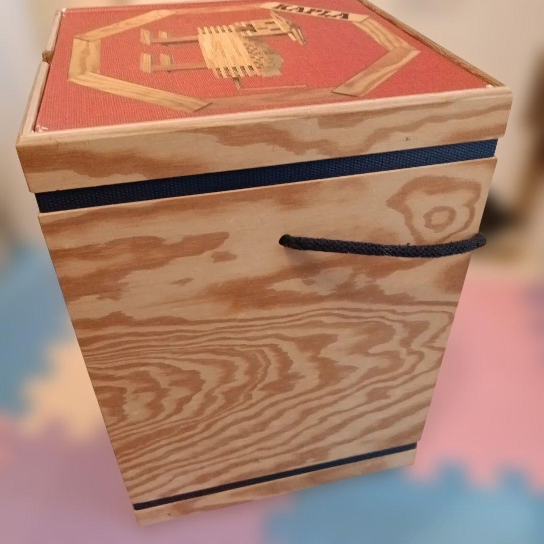 KAPLA 木製積み木セット 収納ボックス付き280pcs木箱付