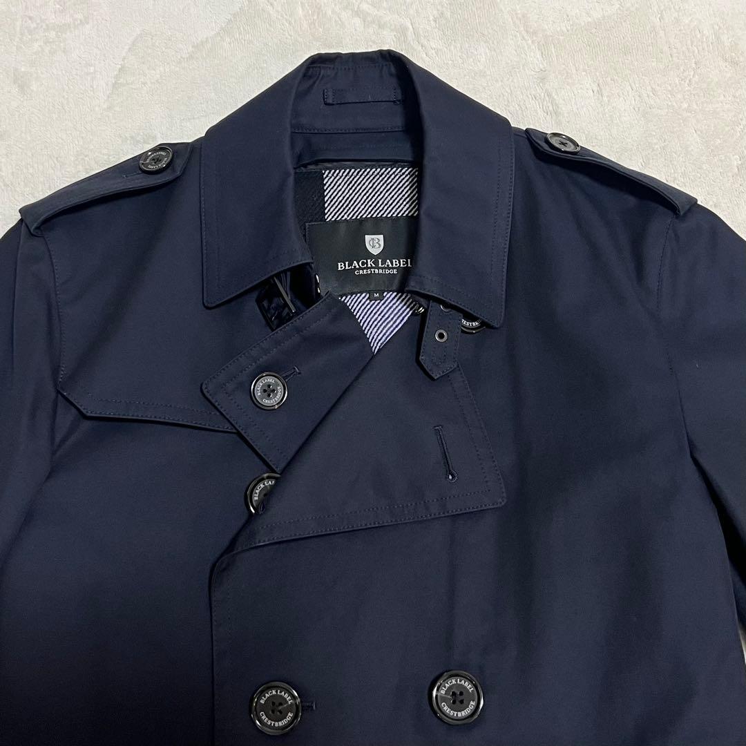 【美品】ブラックレーベルクレストブリッジ トレンチコート Mサイズ メンズ