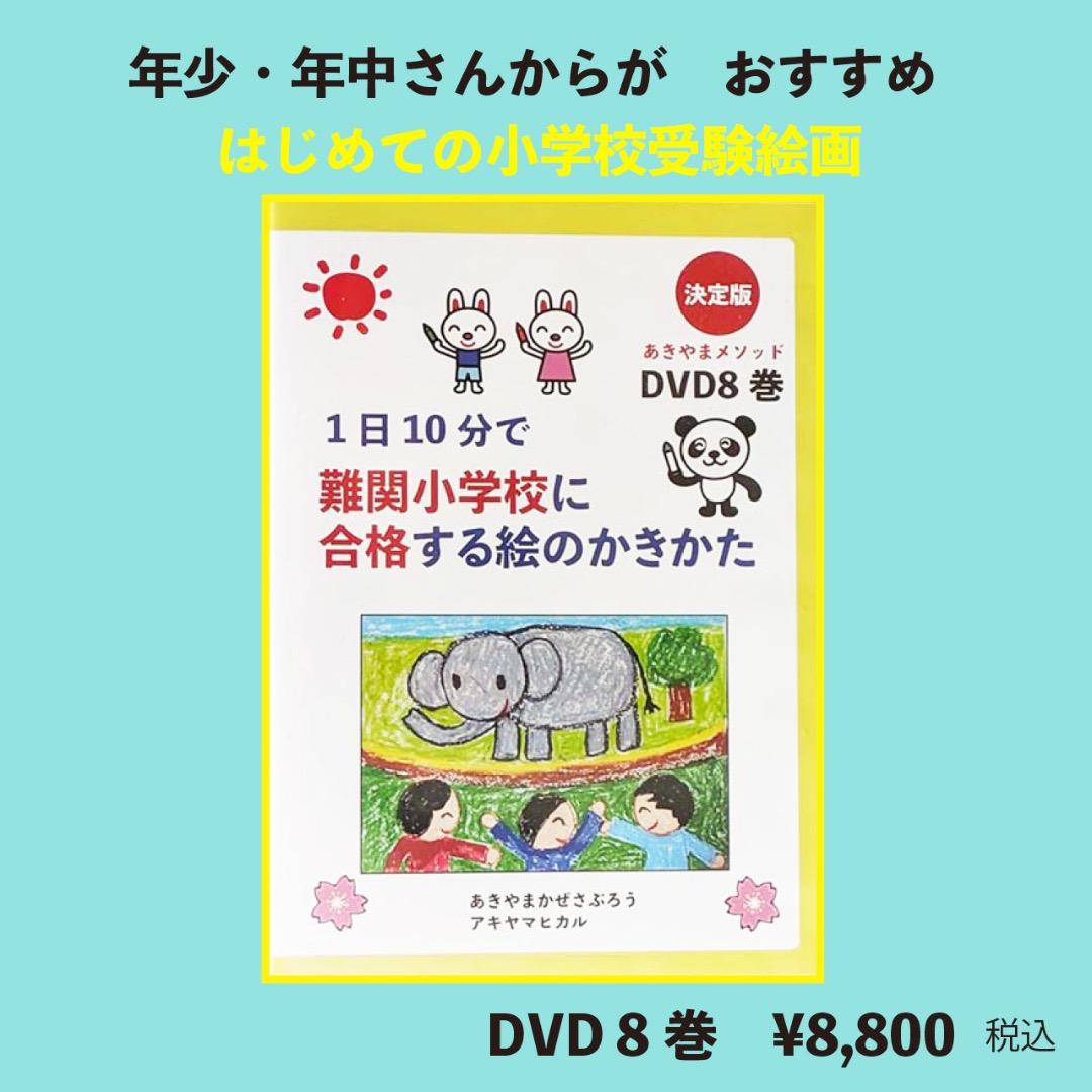 小学校絵画受験　お絵かきで悩んだら描けるDVDと合格するポイントテキスト