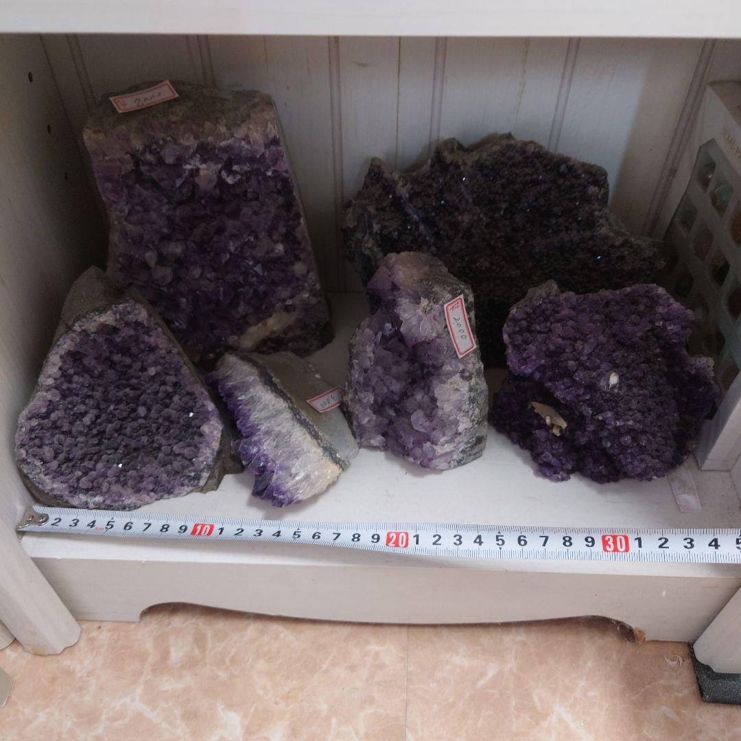 【お値下げ中】アメジスト クラスタ―セット