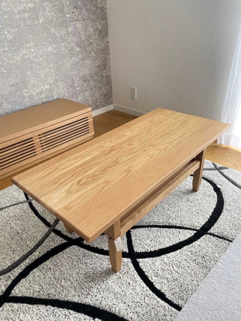 木製センターテーブル ナチュラルウッド