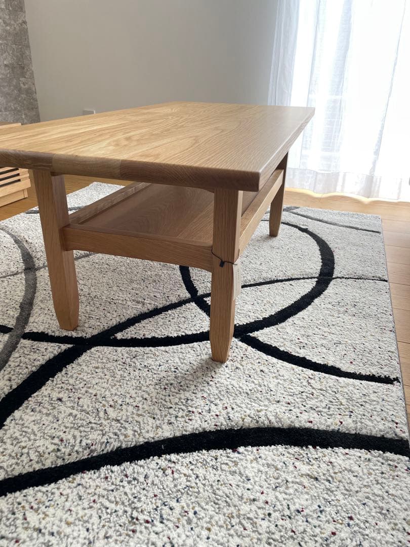 木製センターテーブル ナチュラルウッド