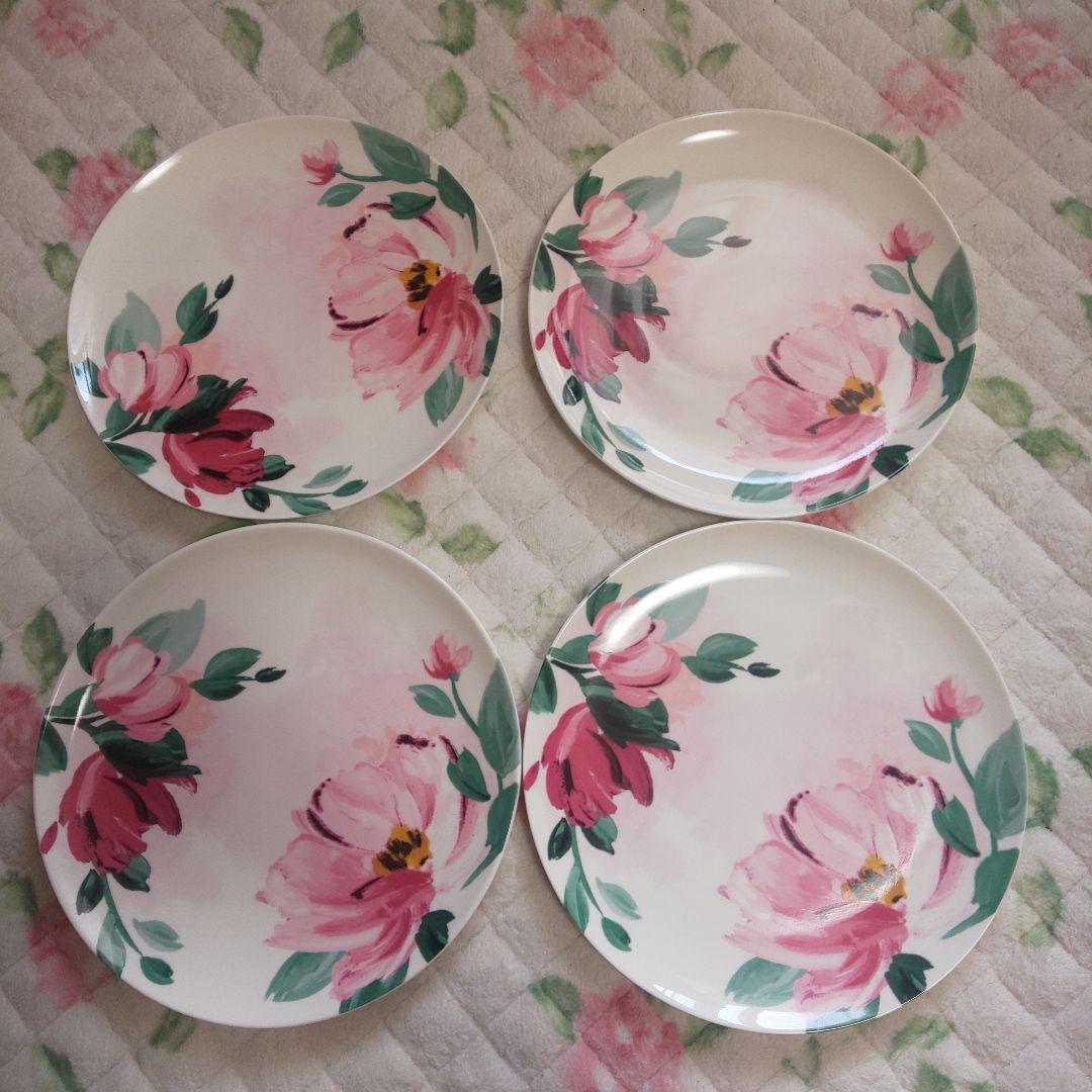 花柄皿 4枚セット キャスキッドソン