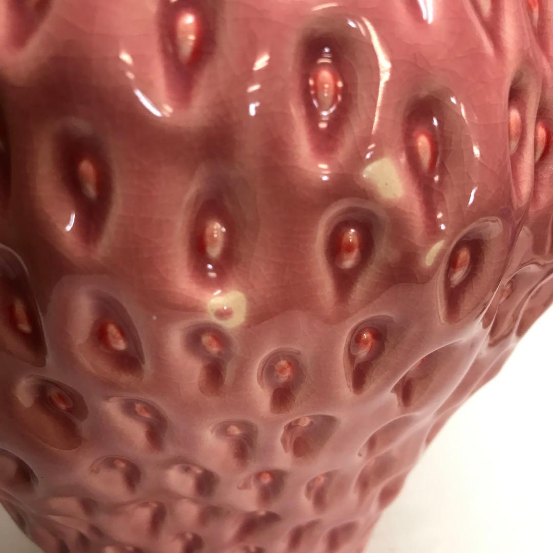 ストロベリー フラワーベース Lサイズ ピンク　Aタイプ アウトレット品