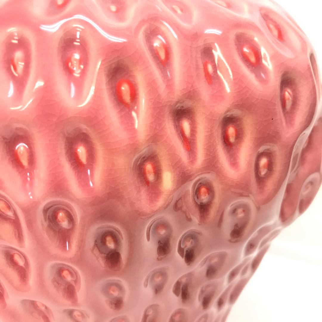 ストロベリー フラワーベース Lサイズ ピンク　Aタイプ アウトレット品