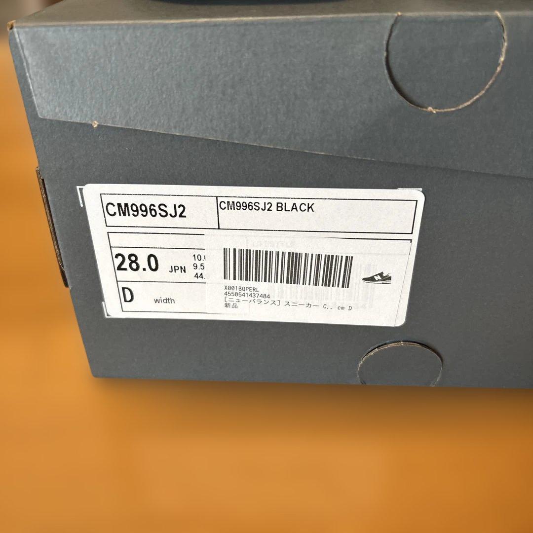 New Balance ニューバランス メンズ ブラック CM996SJ2