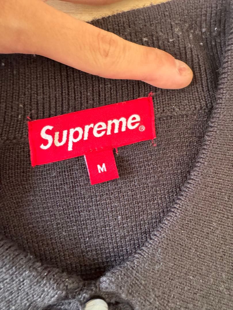 トップス 23ss Supreme Beaded Applique Cardigan