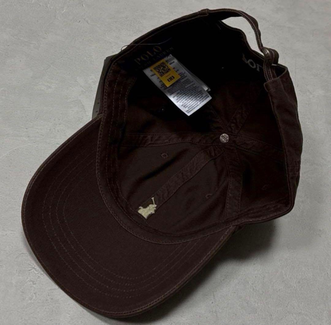 新品 25AW ポロラルフローレン スポーツキャップ ナツメグブラウン