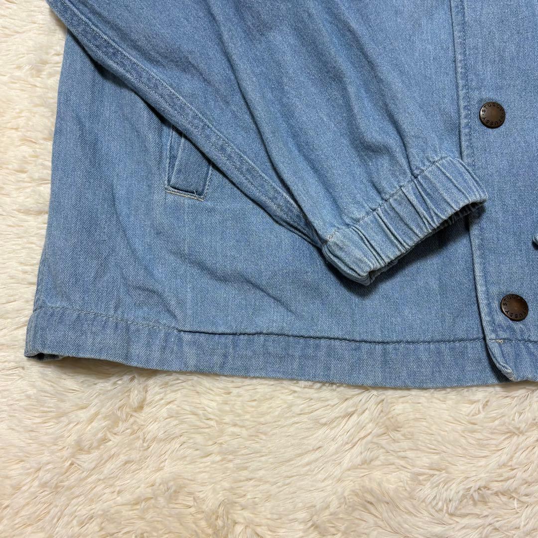 stussy ステューシー シャツアウター フード付き デニムジャケット S