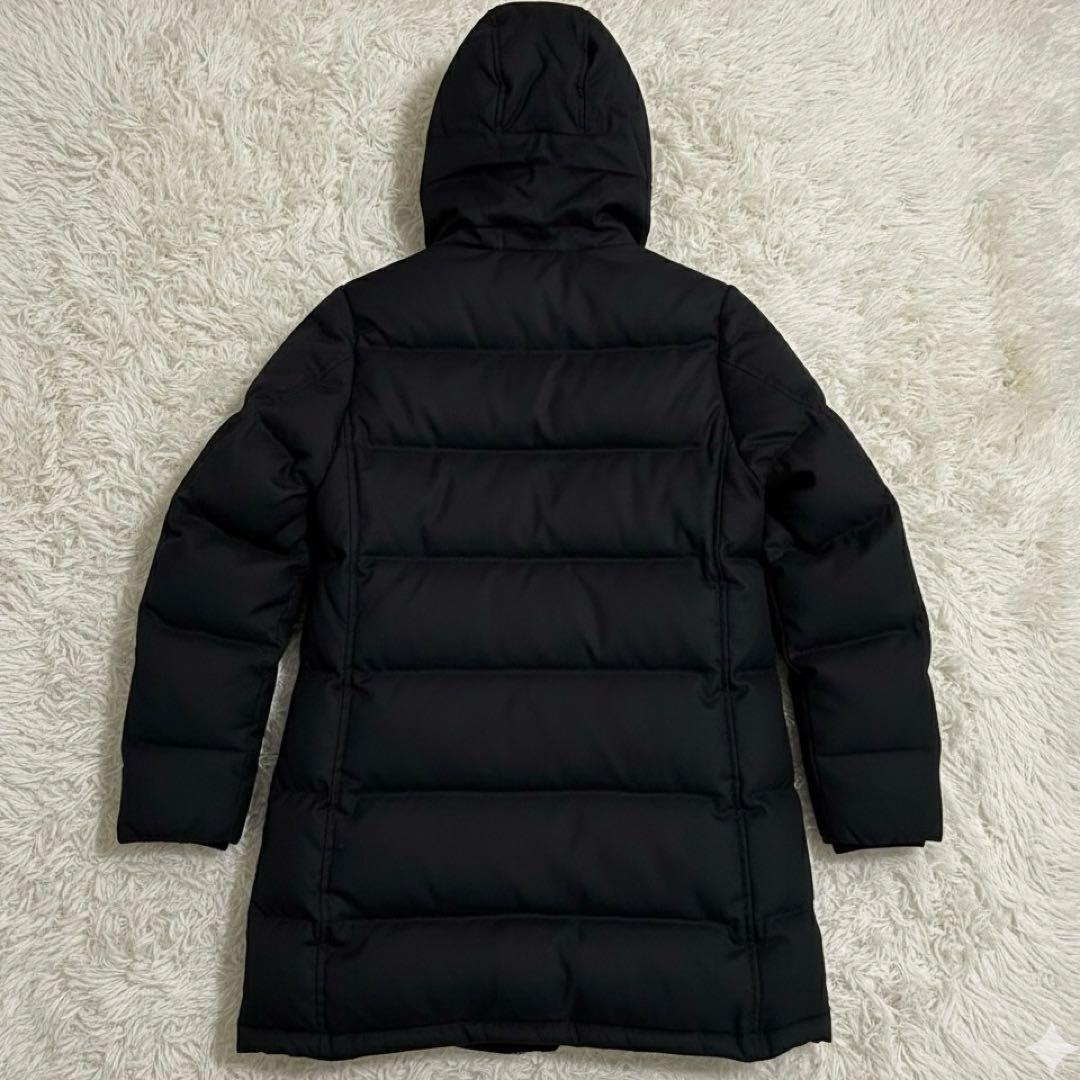 ダントン BEAMS 別注 ダウンコート ロング 黒 フード レディース 36