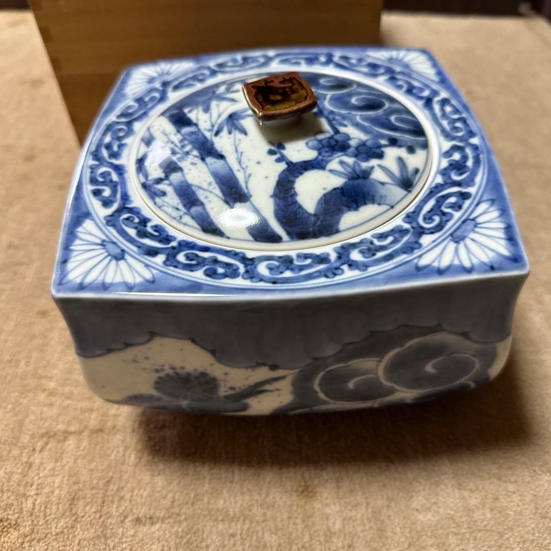 福泉窯　水指型蓋物　有田焼