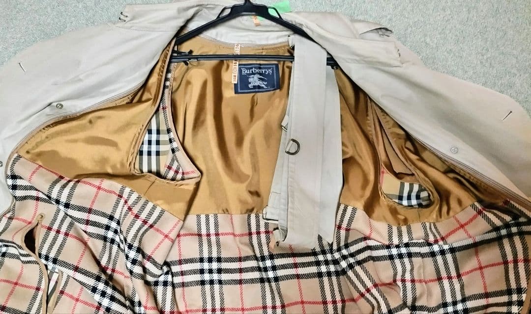 Burberry ベージュ トレンチコート ライナー付き Lサイズ