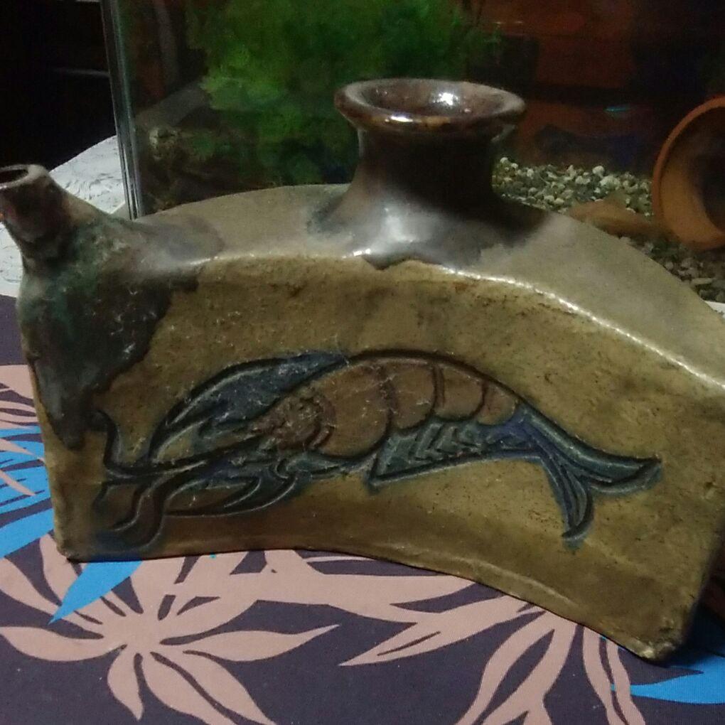 沖縄❄壷屋焼(赤絵)ダチビン❗プロフ必読願います