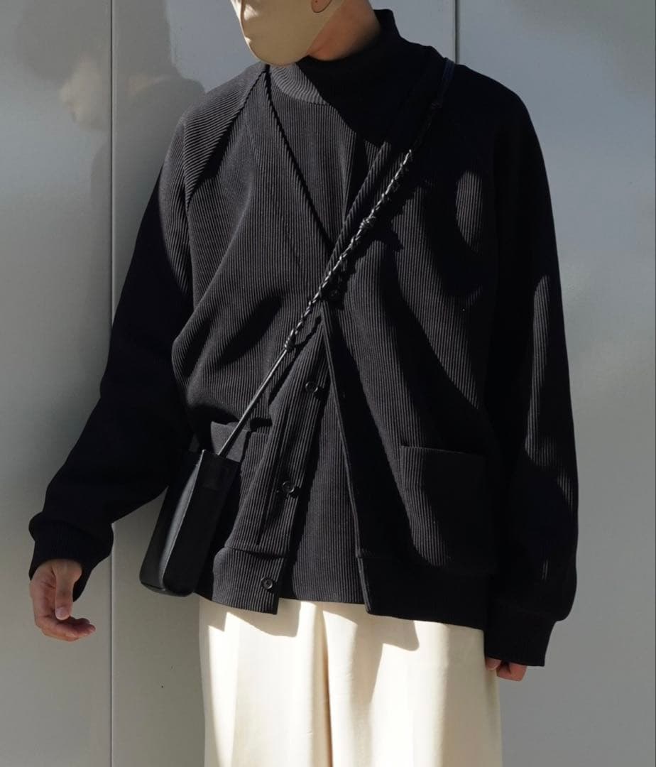 トップス stein GRADATION PLEATS CARDIGAN