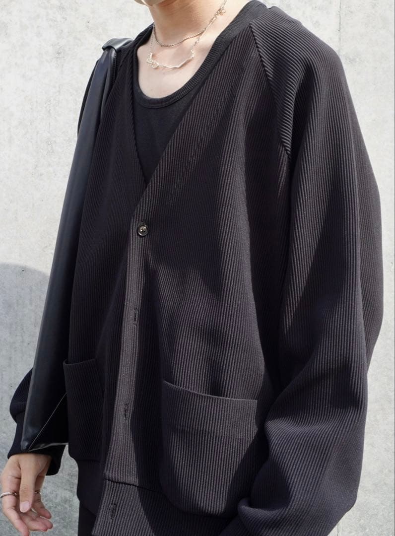 トップス stein GRADATION PLEATS CARDIGAN