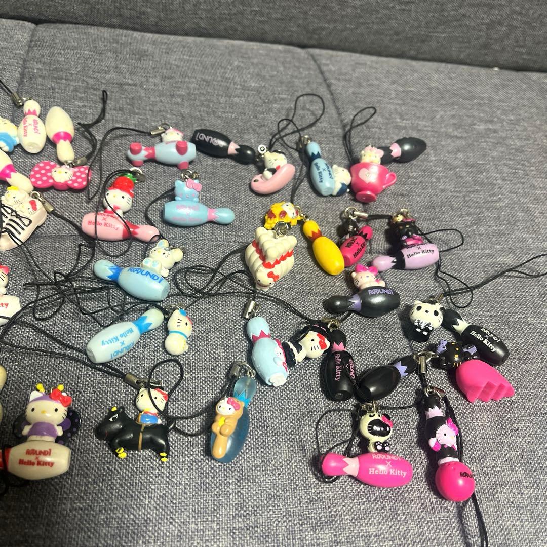 亘*様 【希少】ROUND1 非売品　ハローキティ ストラップ 39点セット　ま