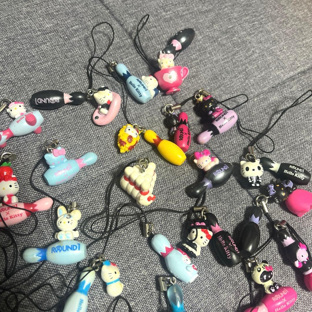 亘*様 【希少】ROUND1 非売品　ハローキティ ストラップ 39点セット　ま