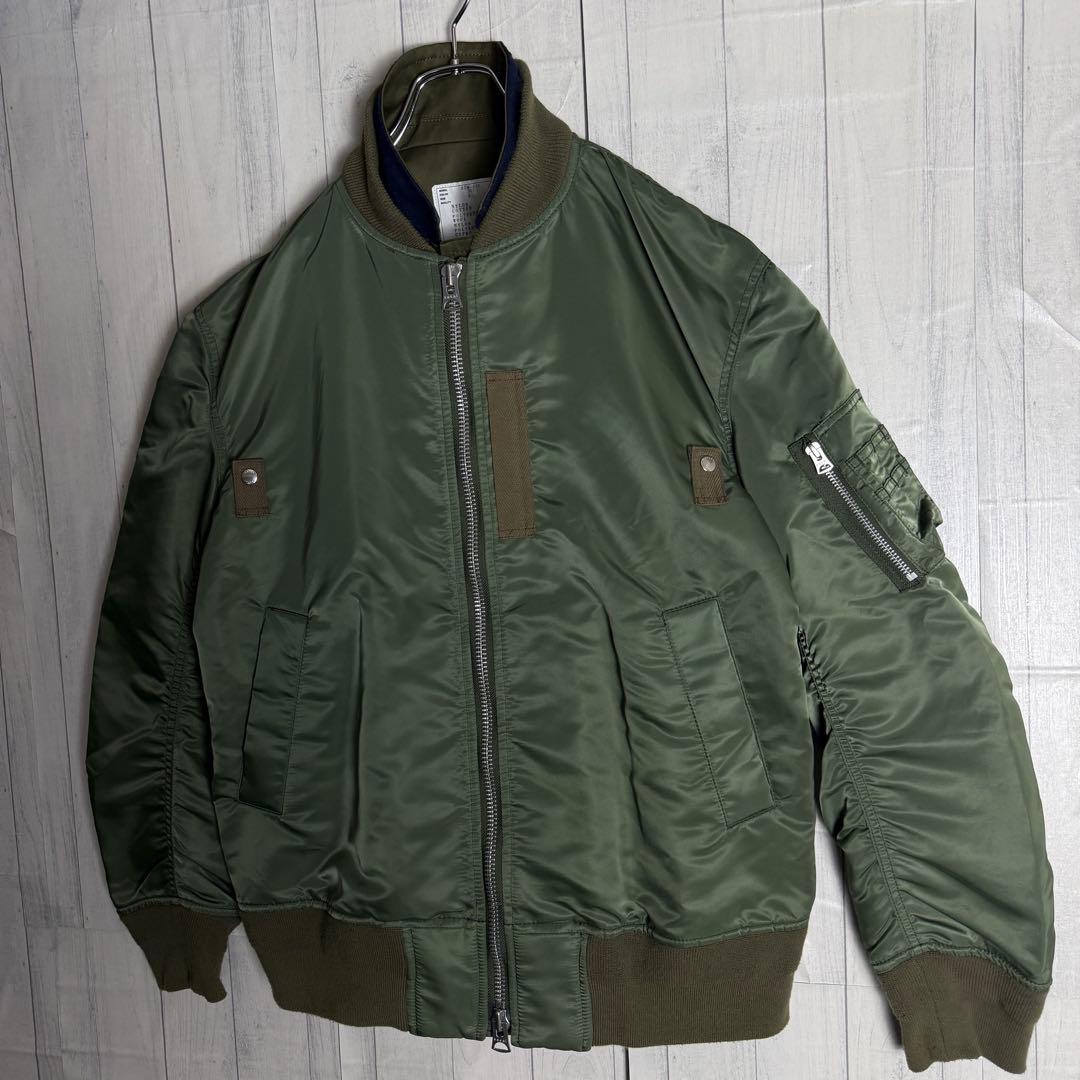 【美品】 Sakai MA-1 ブレザードッキングボンバージャケット 古着好き