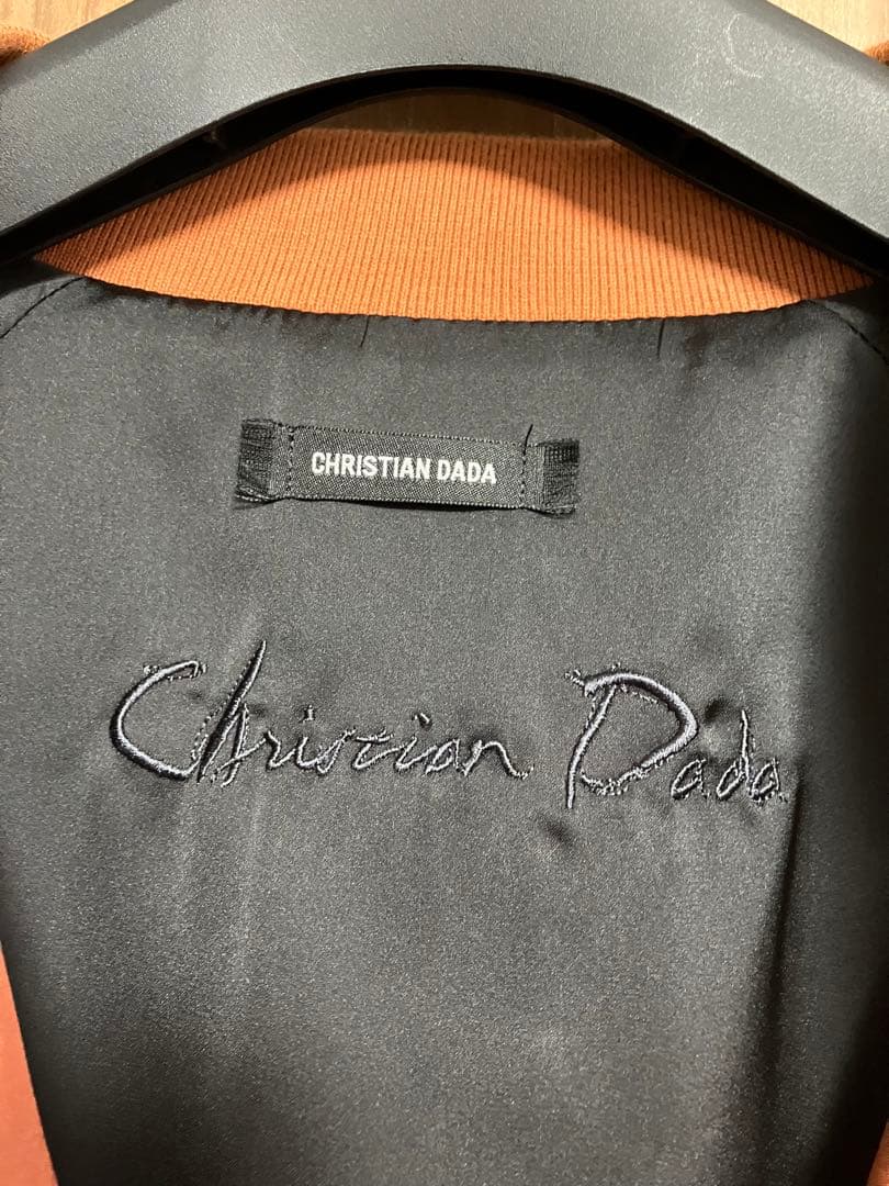 【美品】CHRISTIAN DADA 刺繍スカジャン　ガシャ髑髏