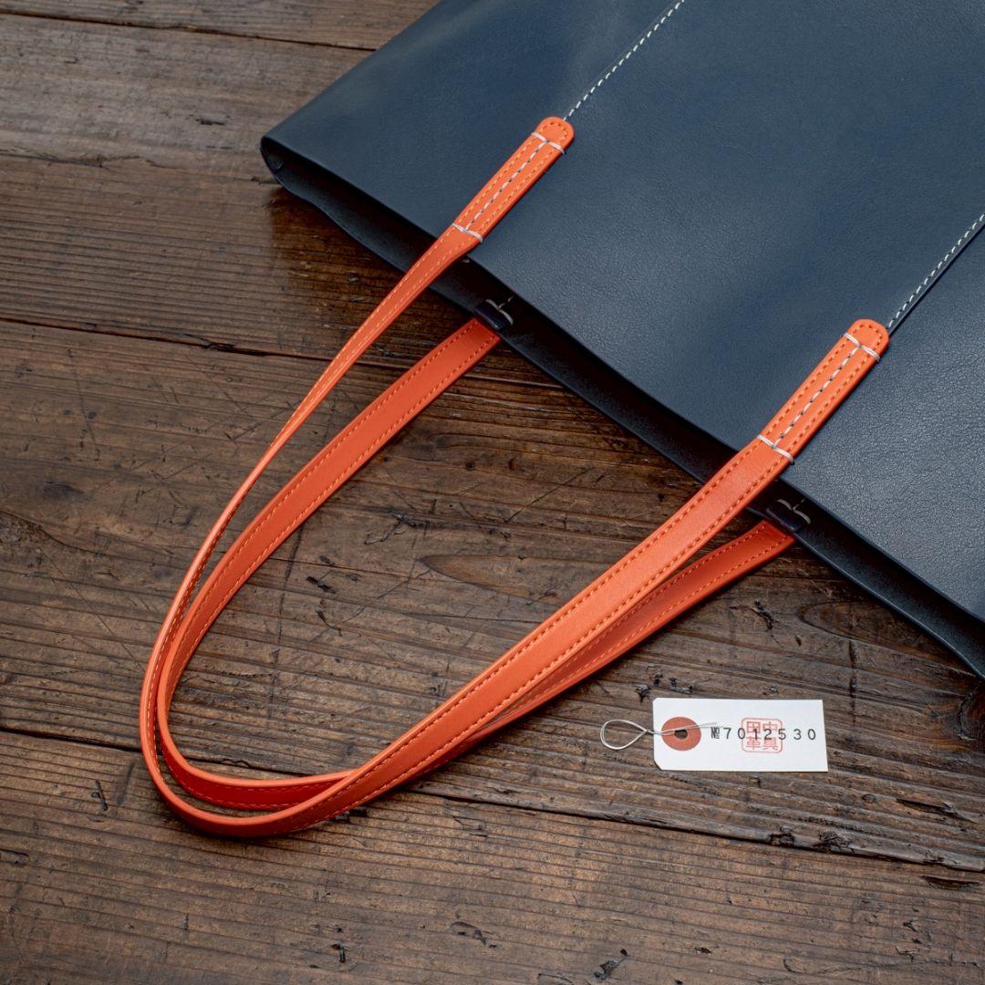 インディゴブルー 本革 イタリアンレザー メンズ 本革 メンズ トートバッグ