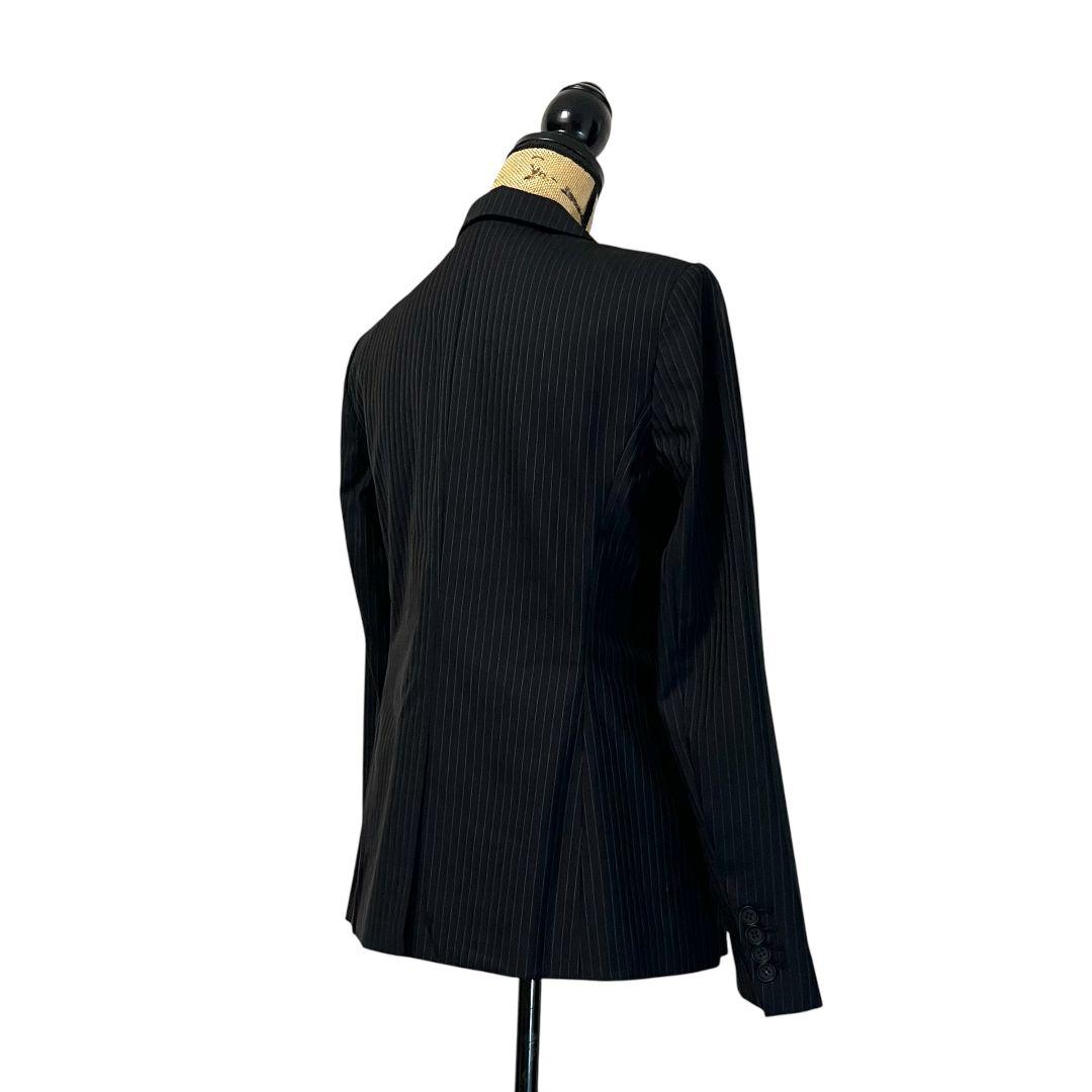 【未使用】【42】theory luxe ストライプ パンツスーツセットアップ