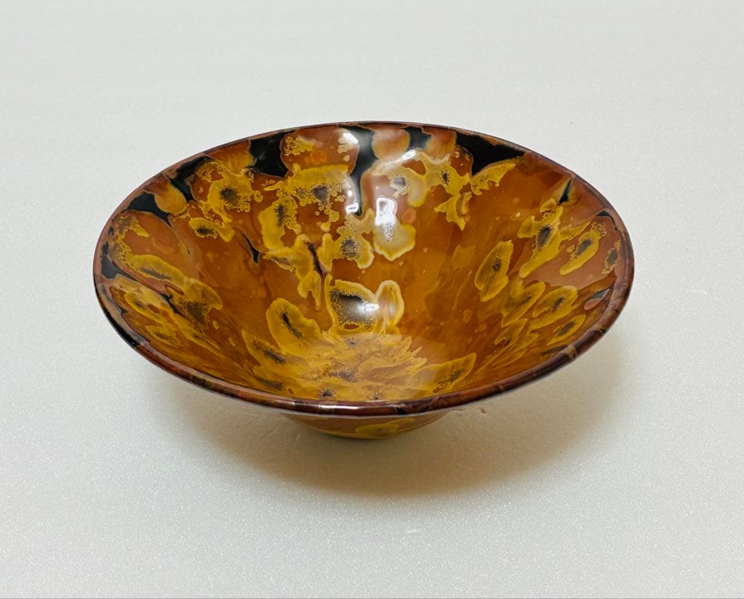 お値下❌有田焼 宮家献上 日展作家馬場真右衛門 馬場九洲夫 朝顔型 雷神 鉢