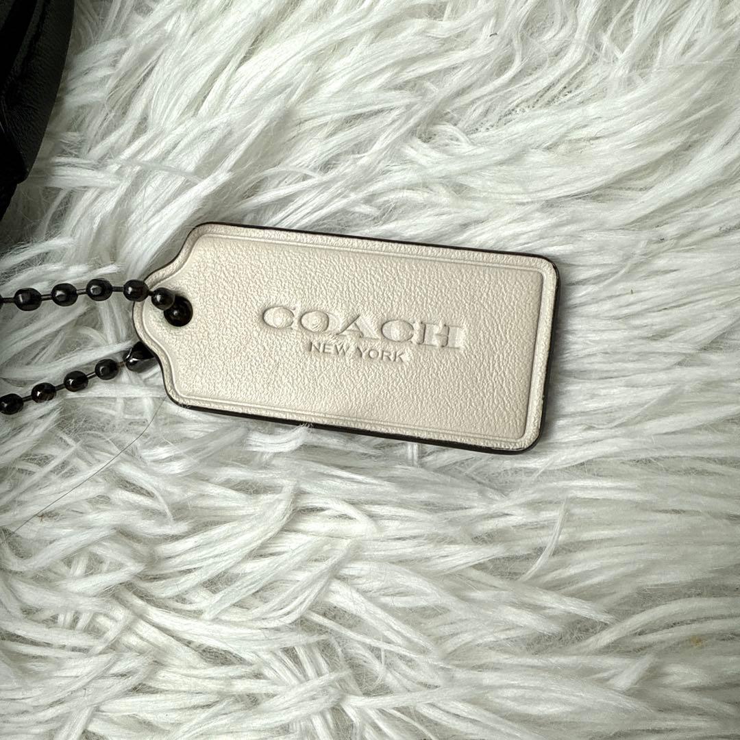 COACH ボディバッグ ショルダー シグネチャー レザー PVC 斜めがけ