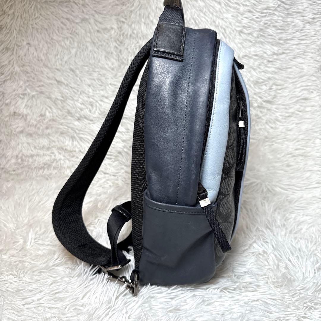COACH ボディバッグ ショルダー シグネチャー レザー PVC 斜めがけ