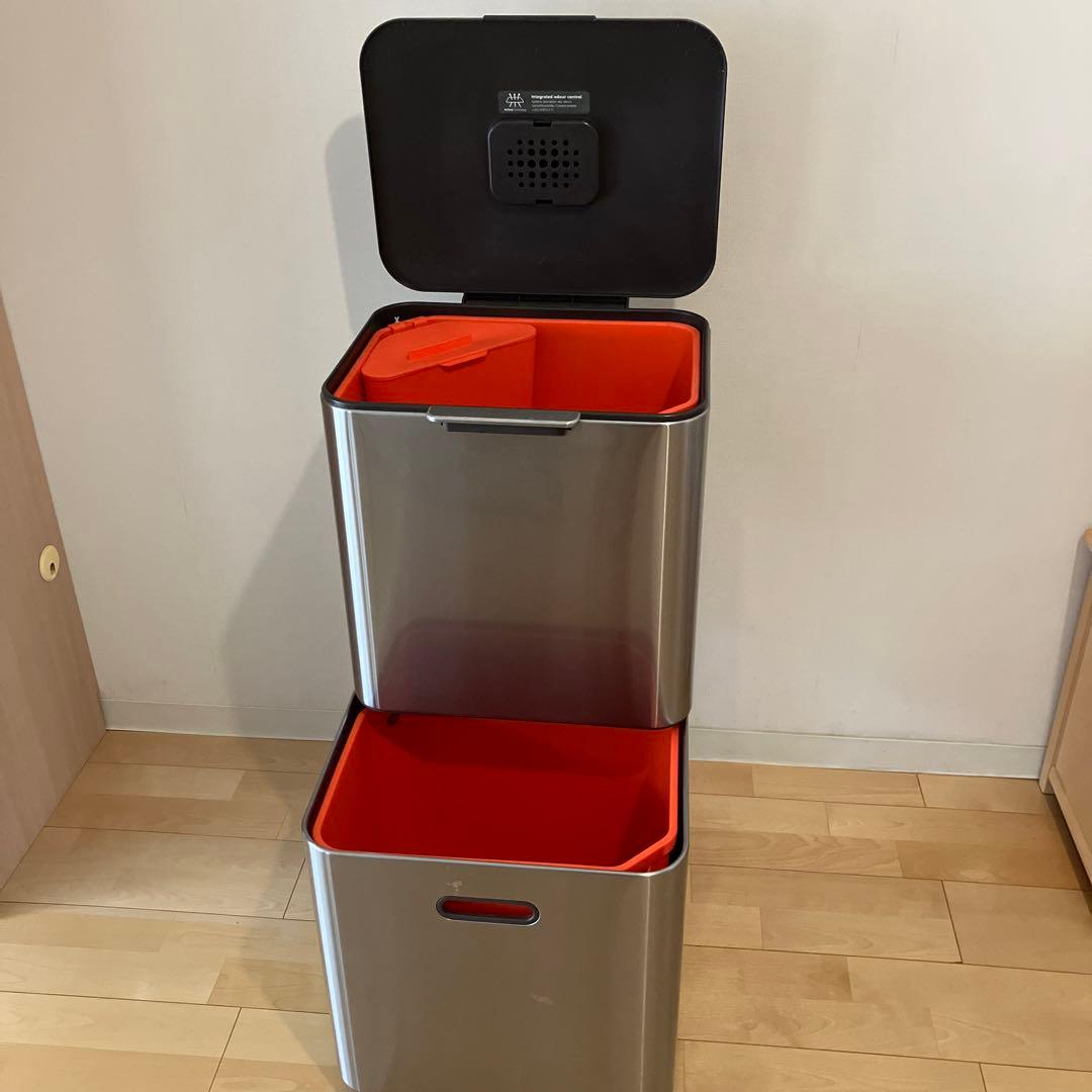 JOSEPH JOSEPHゴミ箱　トーテムマックス60L ステンレススチール