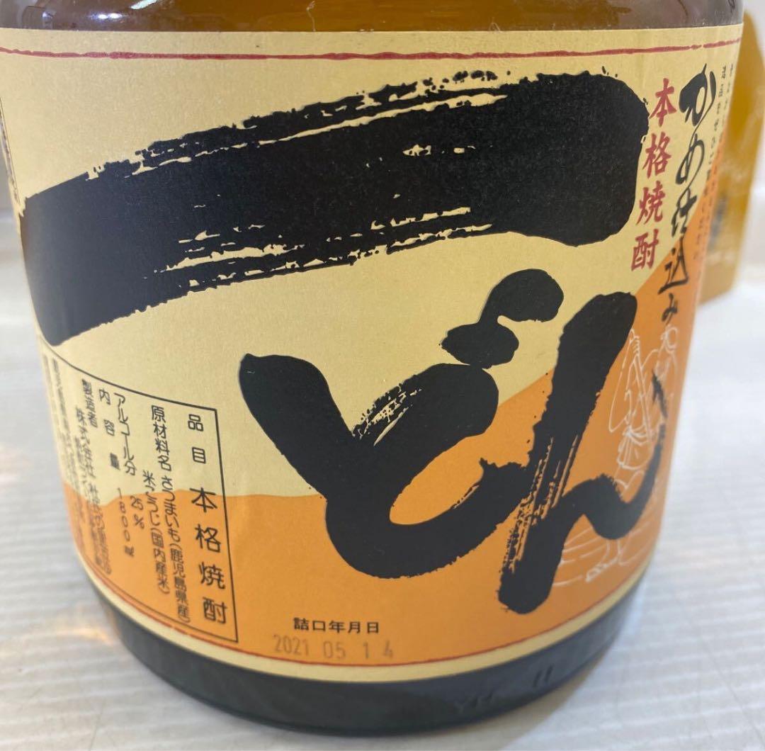 かめ仕込み 本格 芋焼酎 一どん 6本セット プレミア1800ml 25% 未開