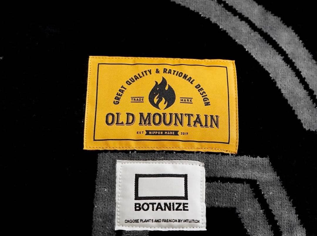【極美品】kakemono 黒 botanize × OLDMOUNTAIN