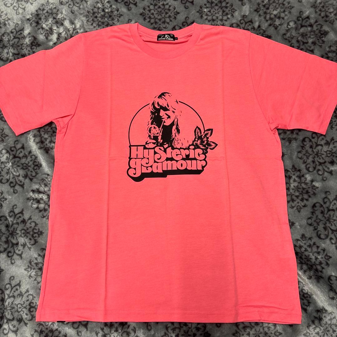 ⭐︎新品稀少レア‼️HYSTERIC GLAMOUR ヒスガールT PINK L‼️