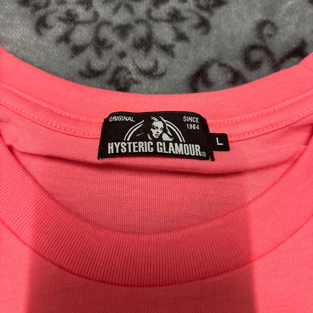 ⭐︎新品稀少レア‼️HYSTERIC GLAMOUR ヒスガールT PINK L‼️