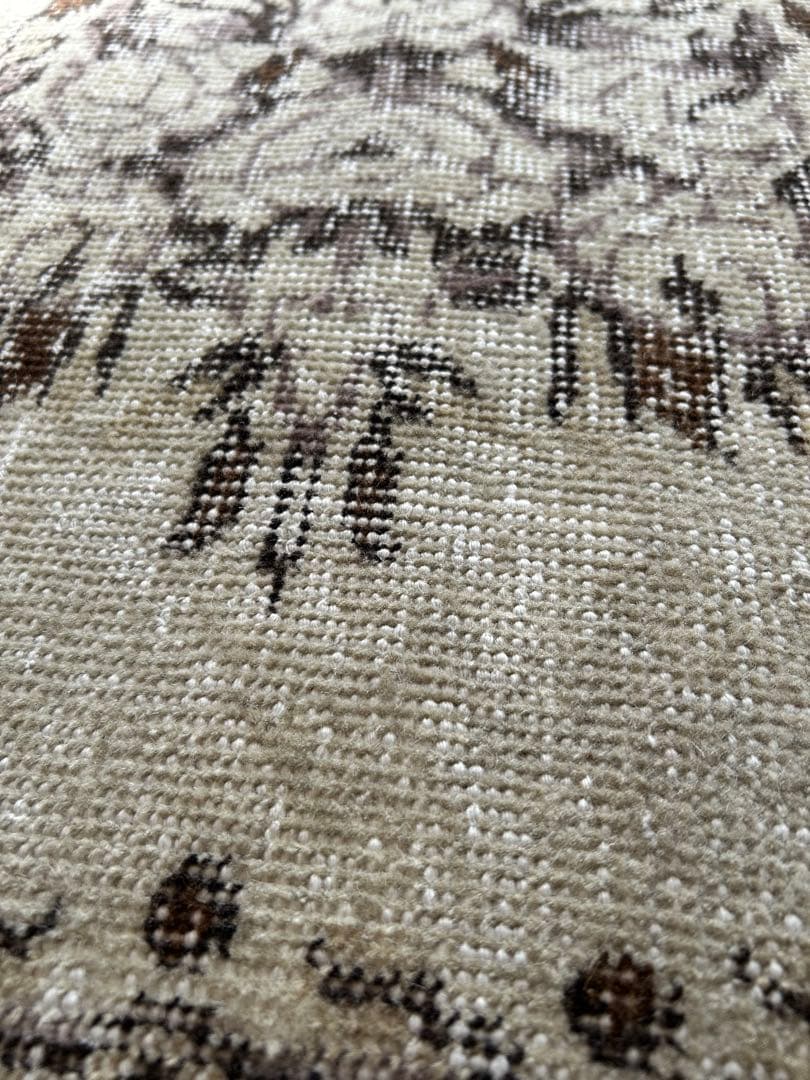 Mauve Lilac ニュートラルカラー　トルコ　ヴィンテージラグ　トルコラグ