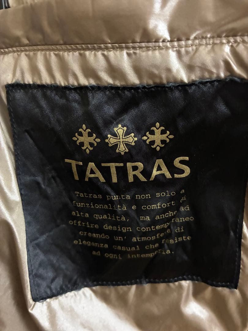 TATRAS ベージュ ダウンジャケット フード付き