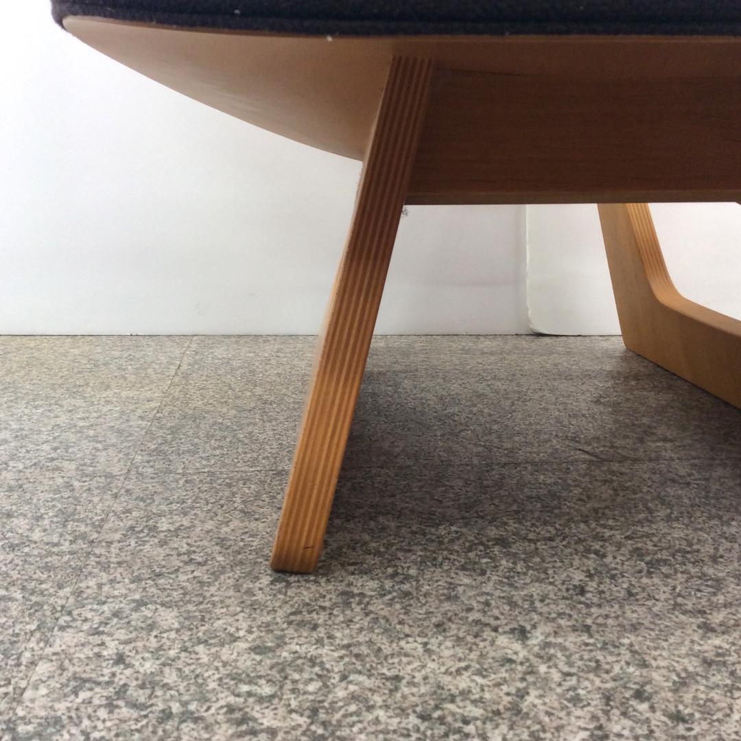 美品 天童木工 低座イス 長大作デザイン ツートン 座椅子