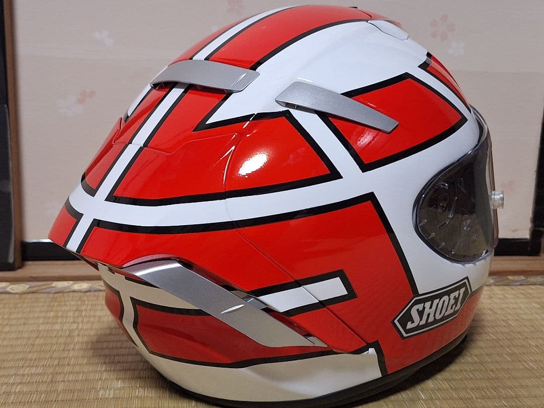 SHOEI　X 14　X fourteen 　L　グンレプリカ　バリバリ伝説