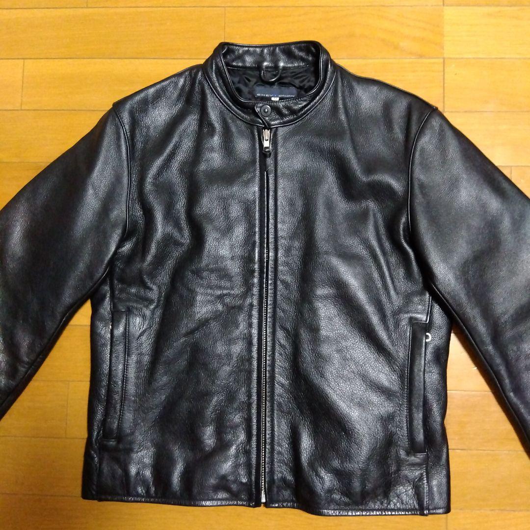 【極美品‼️】CHEVIGNON シェビニオン　レザーライダースジャケット